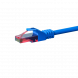 Cat6 netwerkkabel 0,25m blauw 100% koper - niet afgeschermd