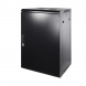 18U wandkast met metalen deur 600x600x900mm (BxDxH)