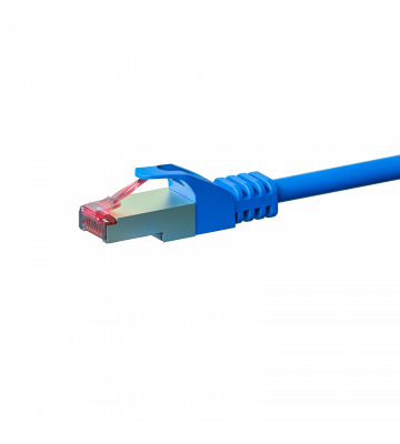 Cat6 netwerkkabel 5m blauw 100% koper - dubbel afgeschermd