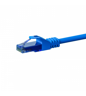 Cat6a netwerkkabel 15m blauw 100% koper - niet afgeschermd