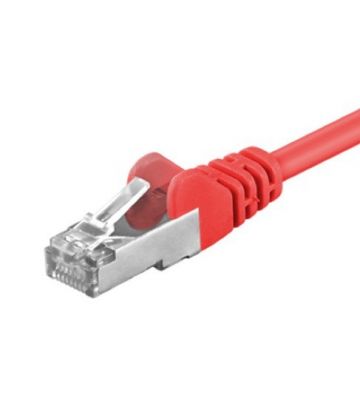 Cat5e netwerkkabel 2m rood - enkel afgeschermd