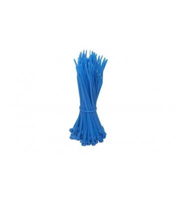 Tiewraps 200mm blauw - 100 stuks