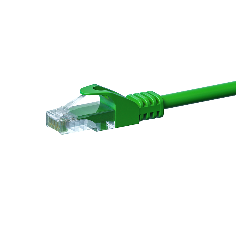CAT5e netwerkkabel 10m groen - niet afgeschermd - CCA